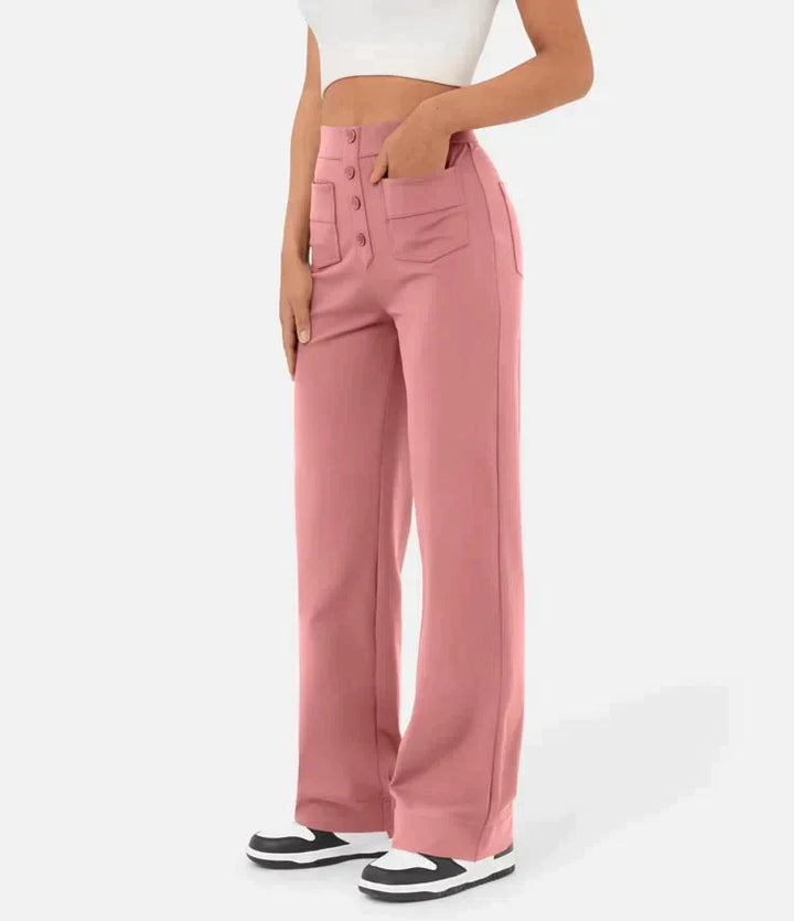 LUXE HIGH WAIST ELASTIC PANTS