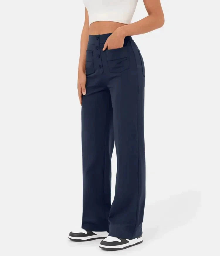 LUXE HIGH WAIST ELASTIC PANTS